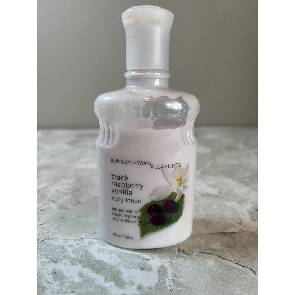 Bath Body‎ Works Black Raspberry Vanilla Moisturizing Body Lotion 8 oz 90%